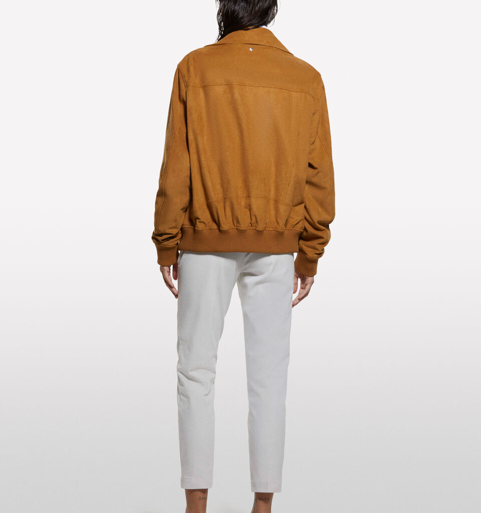 Light beige slim fit chinos - women's slim fit trousers - Beige | Sisley image number 2